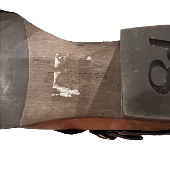 Paul Green Women’s Tan Brown Leather Ankle Booties Size 7.5 US rare find. - Picture 9 of 11